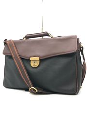 Dunhill 2-Way Briefcase, PVC x Leather, 5182