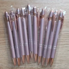 人気の色！新品 高級感ある  ローズゴールド タッチペン付きボールペン 企業名なし 10本のサムネイル