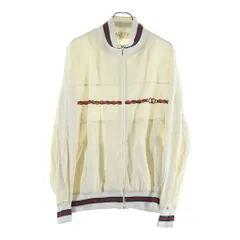 GUCCI (グッチ) 80S VINTAGE ヴィンテージ GGロゴ トラックジャケット ホワイトのサムネイル