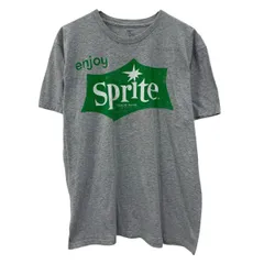 GAP メキシコ製 半袖 プリントTシャツ グレー グリーン ギャップ プルオーバー ビッグプリント 企業ロゴ enjoy Sprite 夏物 a807-5866のサムネイル