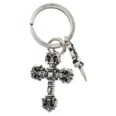 CHROME HEARTS (クロムハーツ) XS FILIG CROSS&No5 DGGR フィリグリークロス #5ダガーキーリング シルバーキーリングのサムネイル