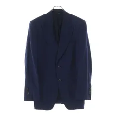 TOM FORD (トムフォード) カシミア シングルテーラードジャケット ネイビー 15DD40のサムネイル
