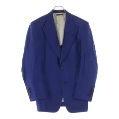 TOM FORD (トムフォード) シルク混合 ピークドラペル シングルテーラードジャケット インディゴブルー 15DD40のサムネイル