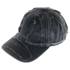 VETEMENTS (ヴェトモン) 24SS Destroyed Cap デストロイ加工 6パネルキャップ 帽子 グレー UE64CA210Bのサムネイル