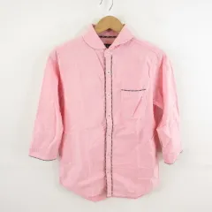 サジェスチョン Suggestion シャツ 七分袖 ピンク M *T935のサムネイル