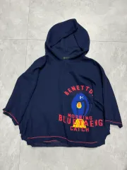 F ベネトン BENETTON リネン ニット フードのサムネイル
