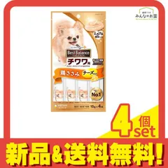 ベストバランスおやつ チワワ用 鶏ささみ チーズ入り 15g× 4本入 4個セット まとめ売りのサムネイル