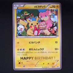 ジャンボカード ポケモンカード ピカチュウ 誕生日 birthday 2010