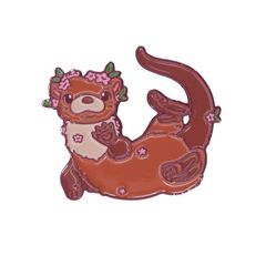 Naomi Lord カワウソ ピンズ ピンバッジ ピンバッチ pins-25255