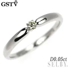 GSTV Pt950 ダイヤモンド リング 0.05ctのサムネイル