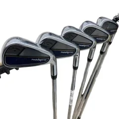 【中古】 キャロウェイ PARADYM 5S アイアンセット IR 純正特注シャフト (フレックスX) メンズ 男性用 右利き 右用 Cランク ゴルフクラブのサムネイル