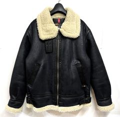 ALPHA INDUSTRIES｜アルファインダストリーズ  B-3 フェイクムートンフライトジャケットのサムネイル
