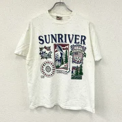 ONEITA　オニータ　半袖プリントTシャツ　ヴィンテージ　シングルステッチ　白　ホワイト　Lサイズ　古着のサムネイル