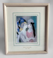 湯川輝義 東郷青児風 青児 額装 インテリア絵画 - メルカリ