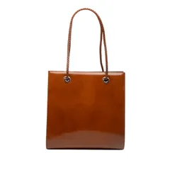 カルティエ パンテール トートバッグ ショルダーバッグ ブラウン エナメル レディース CARTIER【1-0266604】のサムネイル