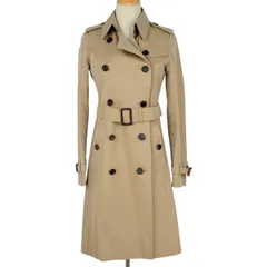 【在庫一掃】 バーバリー BURBERRY トレンチコート ベルト ライナー付き アウター 綿 ベージュ レディース 【中古】のサムネイル