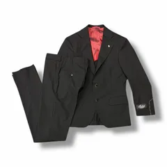 国内正規 参考上代616000円 未使用 BELVEST Suit スーツ テーラードジャケット スラックス セットアップ ベルベスト A70305S ブラック 40 （8365M）のサムネイル