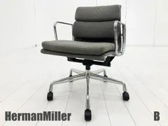 B)HermanMiller/ハーマンミラー■イームズ  ソフトパッドチェア■グレー■ファブリックのサムネイル