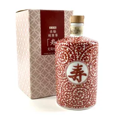 【在庫一掃】 【東京都内限定お届け】 サントリー SUNTORY 白州 有田焼赤絵蛸唐草 寿 600ml 国産ウイスキー 【古酒】のサムネイル