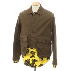 【新品】ディースクエアード DSQUARED2 ストレッチコットン 切替 ミリタリージャケット 　 オリーブxイエロー【サイズ44】【メンズ】のサムネイル