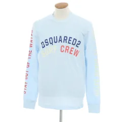 【新品アウトレット】ディースクエアード DSQUARED2 コットン クルーネック 長袖Ｔシャツ ライトブルー【サイズM】【メンズ】のサムネイル