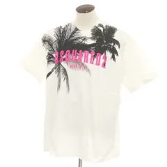 【新品】ディースクエアード DSQUARED2 コットン クルーネック 半袖Ｔシャツ ホワイト【サイズL】【メンズ】のサムネイル
