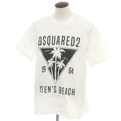 【新品アウトレット】ディースクエアード DSQUARED2 コットン クルーネック 半袖Ｔシャツ ホワイト【サイズXL】【メンズ】のサムネイル