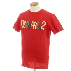 【新品アウトレット】ディースクエアード DSQUARED2 コットン クルーネック 半袖Ｔシャツ レッド【サイズM】【メンズ】のサムネイル