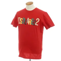 【新品】ディースクエアード DSQUARED2 コットン クルーネック 半袖Ｔシャツ レッド【サイズM】【メンズ】のサムネイル