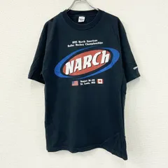 Murina　マリーナ　半袖プリントTシャツ　ヴィンテージ　シングルステッチ　黒　ブラック　XLサイズ　古着のサムネイル
