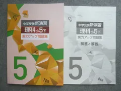 塾専用 中学受験新演習 理科 小5下 実力アップ問題集 状態良い 012S5Bのサムネイル