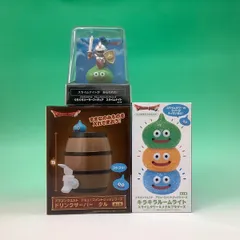 新品/未開封 ドラゴンクエスト プライズ品３点セット ドリンクサーバー タル /キラキラルームライト スライムタワー / ぐらぐらソーラーフィギュア スライムナイトのサムネイル