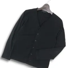 DESIGNWORKS デザインワークス アバハウス 秋冬 カシミヤ混★ カーディガン 羽織り Sz.46 メンズ 黒 日本製のサムネイル