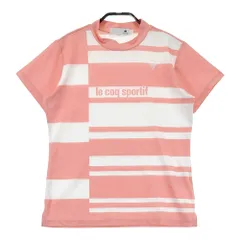 サイズ：M LE COQ GOLF ルコックゴルフ  モックネック 半袖Tシャツ 総柄 ピンク系 [240101736946] ゴルフウェア レディース ストストのサムネイル