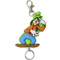 【訳アリ】ディズニー グーフィー ラバーリールキーホルダー 16541 キーリング  ディズニーキャラクター キーホルダー 鍵ホルダーのサムネイル