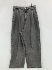 alfred alex アルフレッドアレックス デニムパンツ M グレー フルレングス 無地 ワイド・ルーズ ストレート レギュラー ヴィンテージ メンズのサムネイル