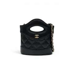 シャネル CHANEL シャネル31 バッグ ショルダーバッグ ブラック ゴールド マトラッセ ココマーク チェーンクラッチ ミニバッグのサムネイル