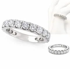 MONNICKENDA　モニッケンダム　フル エタニティ　ダイヤモンド　リング　1.10ct　PT900　プラチナ　英国王室ブランド　指輪　5号  モニッケンダムダイヤモンドのサムネイル
