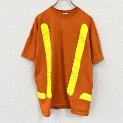 NORTH　ノース　半袖プリントTシャツ　シングルステッチ　ヴィンテージ　オレンジ　XLサイズ　古着のサムネイル