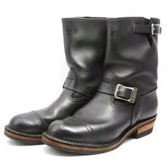 美品 WESCO ウエスコ US10EEE 28cm エンジニアブーツ CUSTOM BOSS 2015年製 BKP7709430TC ブラック ペブルレザー  18002260のサムネイル