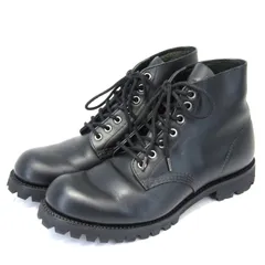 REDWING レッドウィング US9D 27cm ラウンドトゥ 8165 カスタマイズ 2017年製 6インチ ビブラムソール仕様 ブラック クローム  35005741のサムネイル