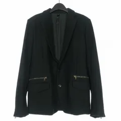 ダブルジェイケイ wjk ヘビージャージージャケット テーラードジャケット ブレザー 長袖 L ブラック 黒 2104 mj29ysのサムネイル