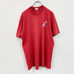 Stedman　ステッドマン　半袖プリントTシャツ　シングルステッチ　ヴィンテージ　赤　レッド　XLサイズ　古着のサムネイル