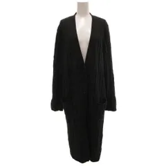 ジョセフ JOSEPH 美品 ニット カーディガン カシミヤ混 ロング 長袖 M Vネック リブ編み グレー /KB ■ECF006のサムネイル