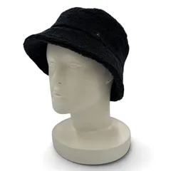 美品☆CHANEL シャネル 21C ココマーク パイル地ハット バケットハット 帽子 ブラック ブラック金具 M 正規品 レディースのサムネイル