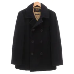 ジェイクルー J.CREW ピーコート S 紺 ネイビー ダブル ウール /ML ■ECF006のサムネイル