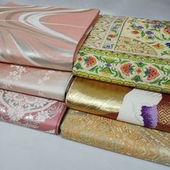 1660☆正絹 袋帯 5本セット おまとめ リメイク素材☆着用可能 - メルカリ