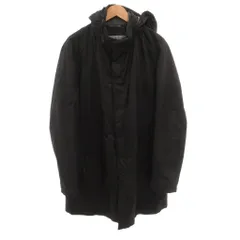 ヒューゴボス HUGO BOSS フーデットコート ひざ丈 54 黒 ブラック /FF ■ECG007のサムネイル