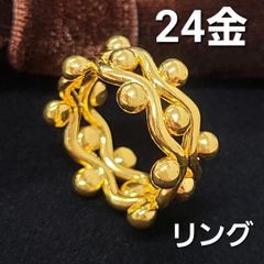 純金 K24 24金 ミラーボールチェーン ブレスレット 蝶チャーム付 24K 