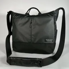 B-233 美品 MANHATTAN PASSAGE マンハッタンパッセージ スタイリッシュショルダーバッグ Plus2 #3204B ブラック 軽量 A4 265316907 50-10のサムネイル